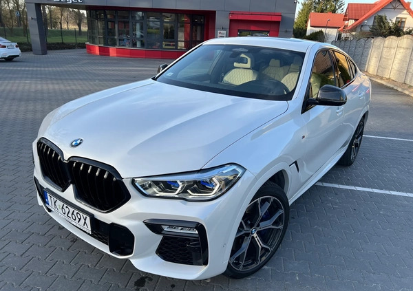 BMW X6 cena 395000 przebieg: 58000, rok produkcji 2020 z Chmielnik małe 781